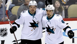 Next Story Image: Sharks jump on Penguins early in 4-0 victory